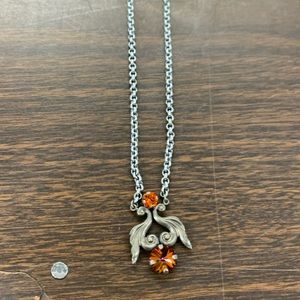 Sabika Orange Necklace
